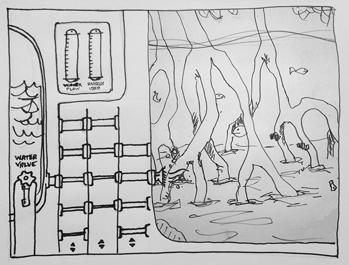 Shedd Sketch